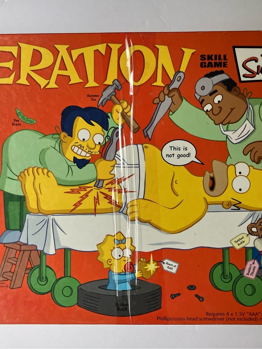 Simpsons “Operation” Patient Homer